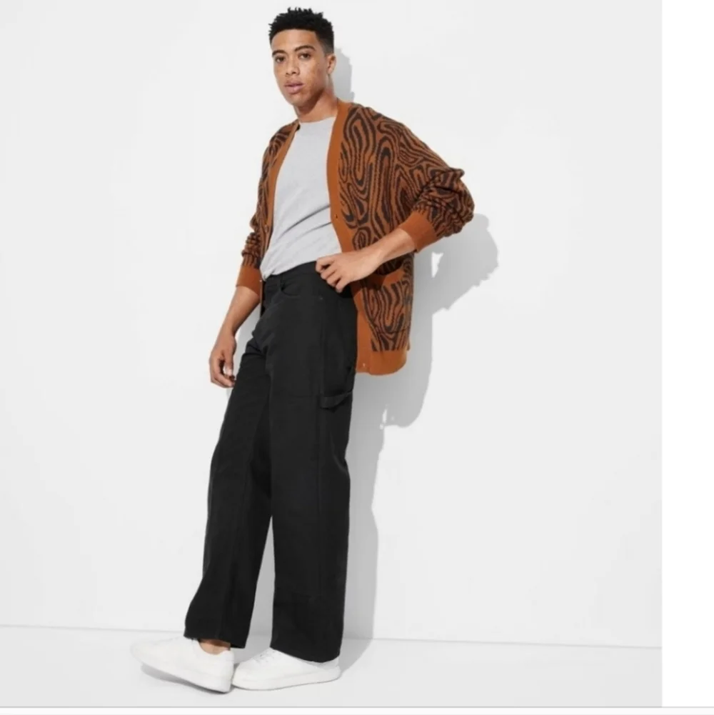 Men's Straight Leg Pull-On Carpenter Pants - Original Use Black 30x30